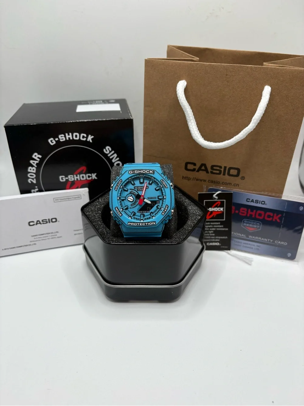 Casio G-Shock Bright Blue Men's Sport Watch